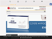 Tablet Screenshot of kosmetyki-profesjonalne.com
